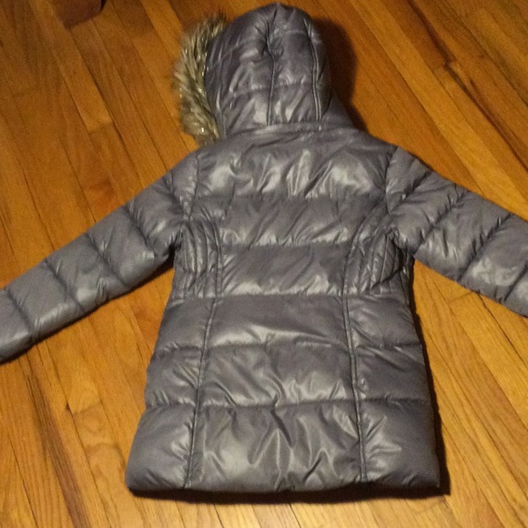 🌼 Michael Kors 🌼 Girls Puffer Coat w/ Detachable Hood faux fur trim, 7-8 - Picture 2 of 13